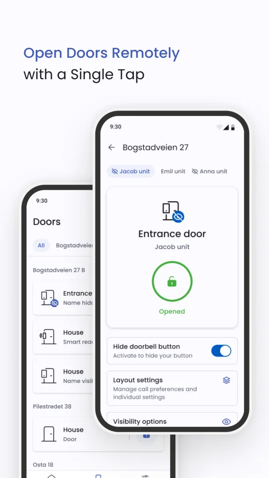 Defigo Flutter app screen — settings and audit history